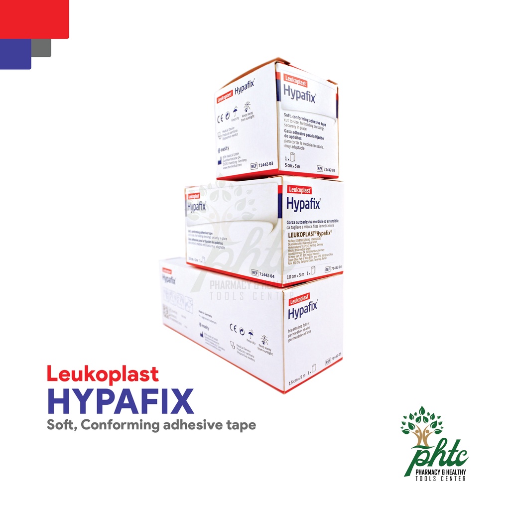 LEUKOPLAST Hypafix Plaster Non-Woven l Perekat Luka Hypafix