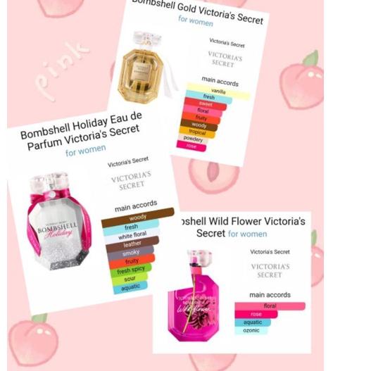 ✹ PARFUM VICTORIA SECRET BOMBSHELL ORIGINAL SEDUCTION / VS DARK ANGEL / NEW YORK / TEASE REBEL / VS 