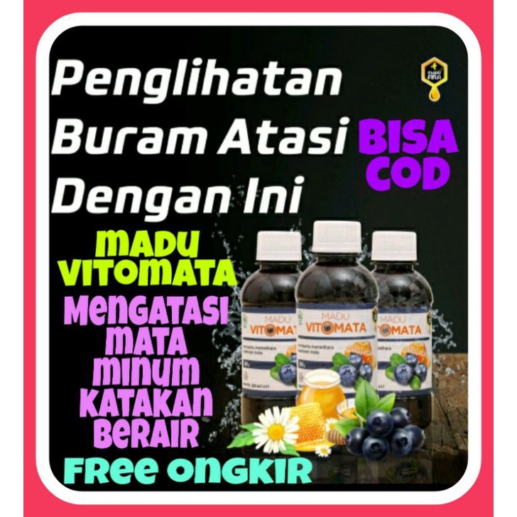 Obat mata manusia Madu Vitomata, obat herbal mata mines mata merah berarti katakan, Vitomata madu ke