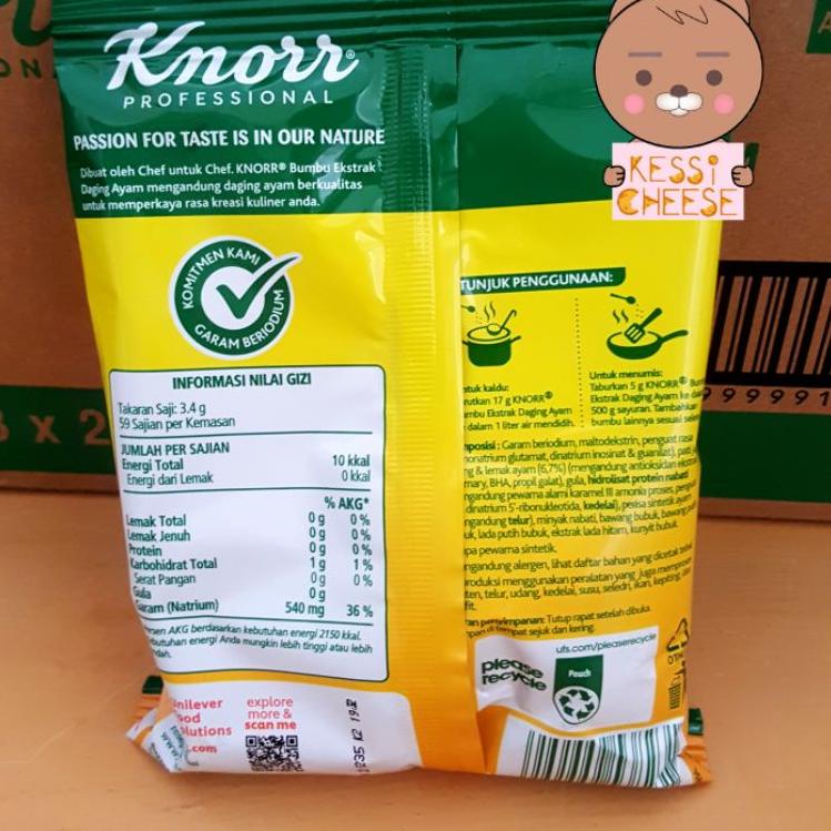 

TERMURAH KNORR CHICKEN SEASONING POWDER / BUMBU AYAM 200 GR ORI 3598 ☾