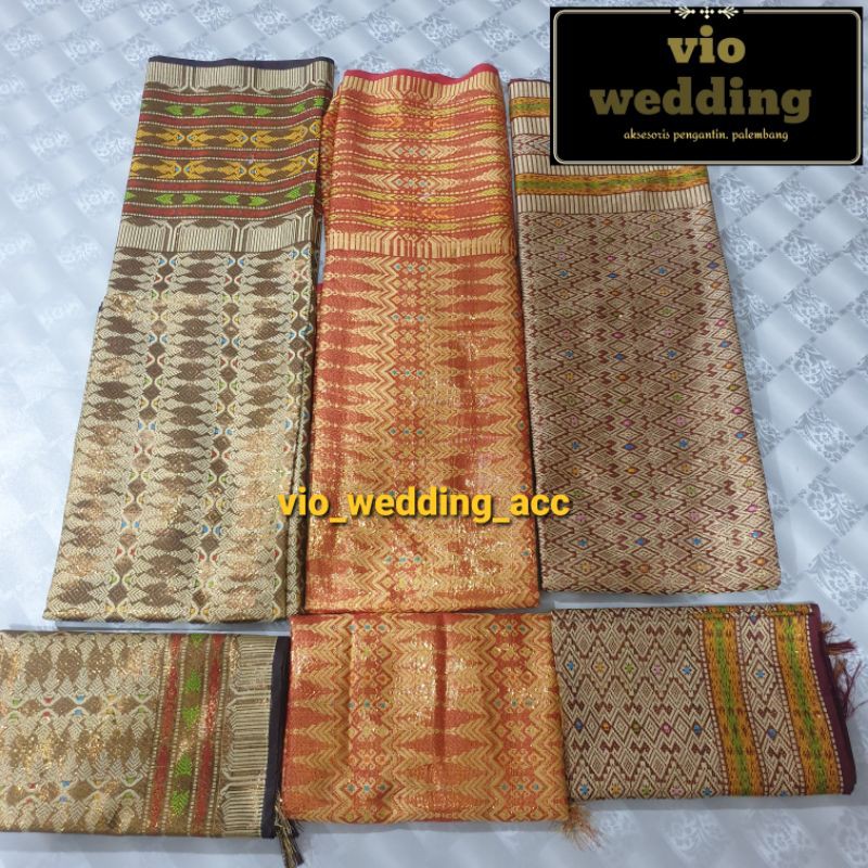 kain songket + slendang MURAH