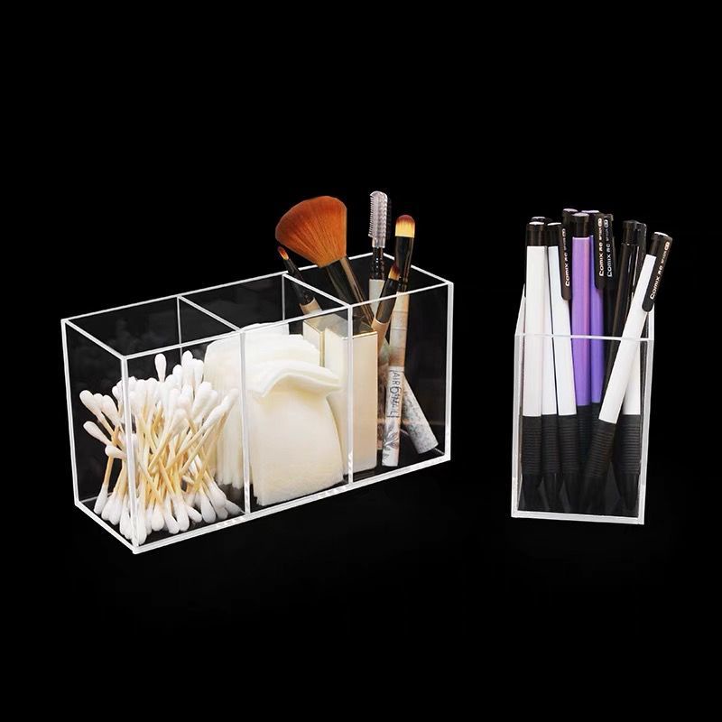 ￼Akrilik Box Sebaguna 1-4 Slot / Kotak Serbaguna / Akrilik Box Sebaguna / Tempat make up / Tempat Pensil / Tempat alat Tulis / Akrilik organizer