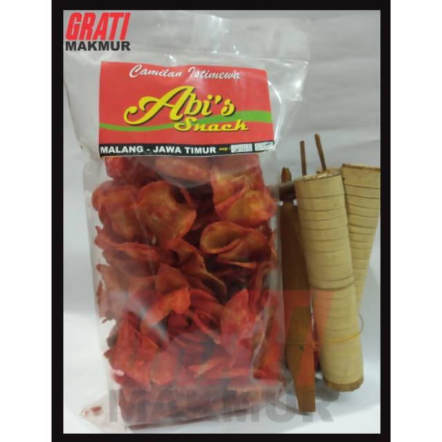 

Camilan jajanan snack kripik singkong pedas
