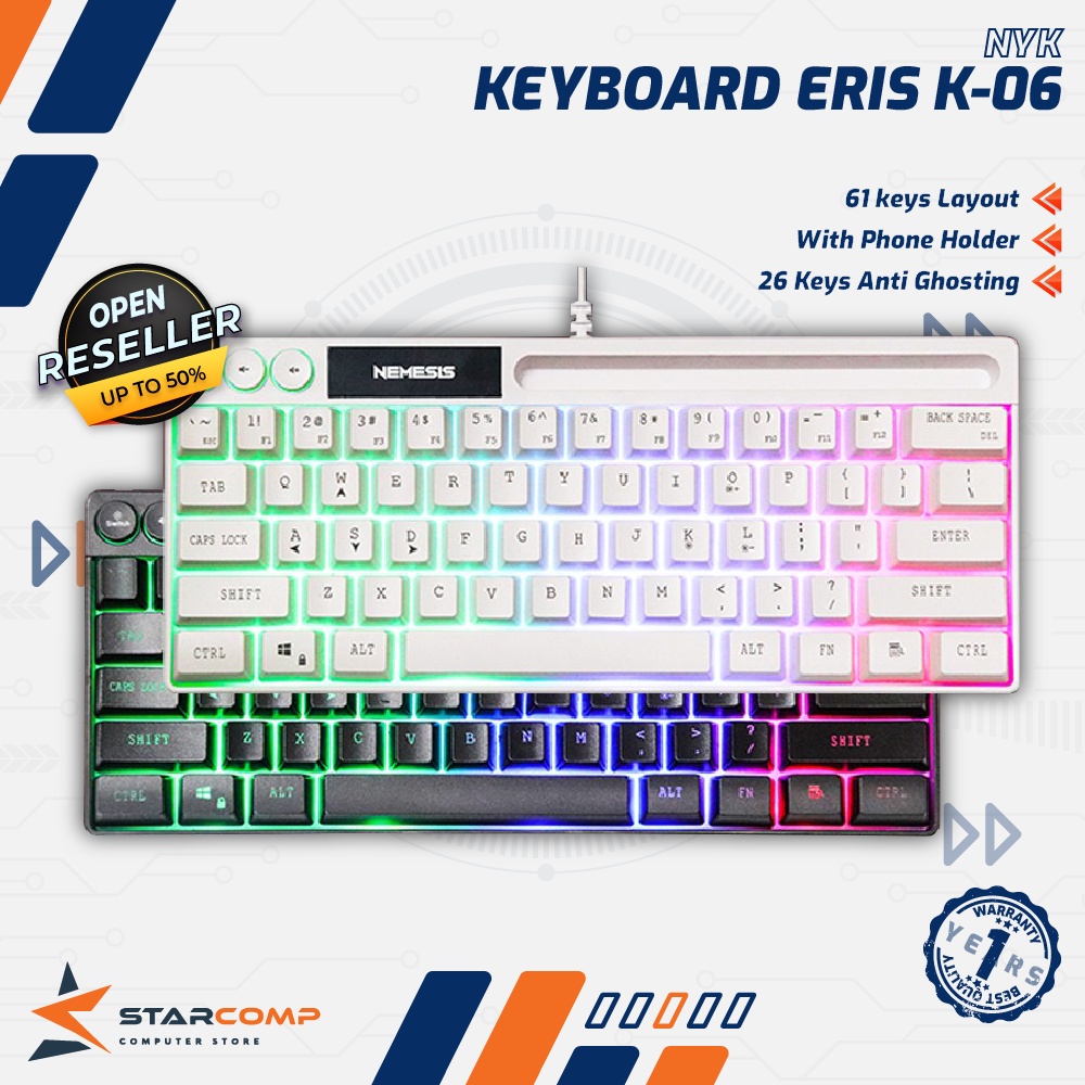 Keyboard Gaming NYK Eris K06, NYK K-06 Eris / NYK K06 Eris / NYK K 06 Eris