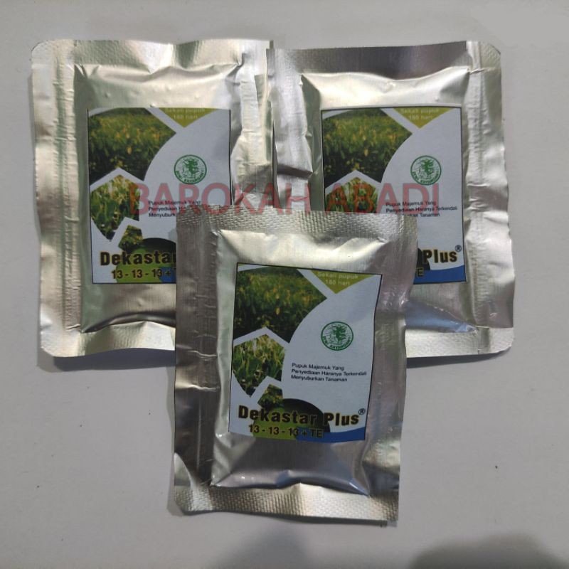 Pupuk OSMOCOTE 10 gram Dekastar Plus 13-13-13+TE PUPUK tanaman hias daun