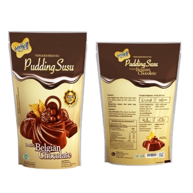 [ BELI 1 GRATIS KEROKAN Kelapa ] Nutrijell Pudding Susu Belgian Chocho 145 gr (Forisa)