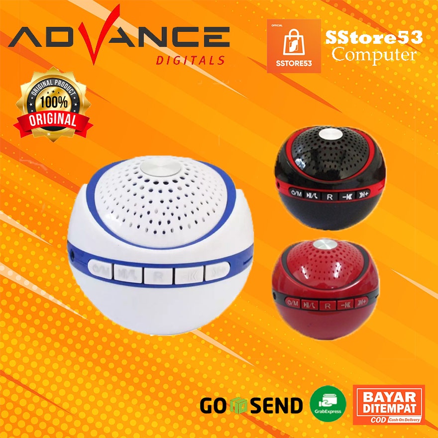 MASTERAN BURUNG Speaker Bluetooth Advance ES030R + memory 4GB