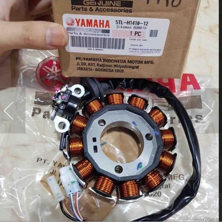 Spull assy stator comp mio sporty asli yamaha 5TL-H1410-12