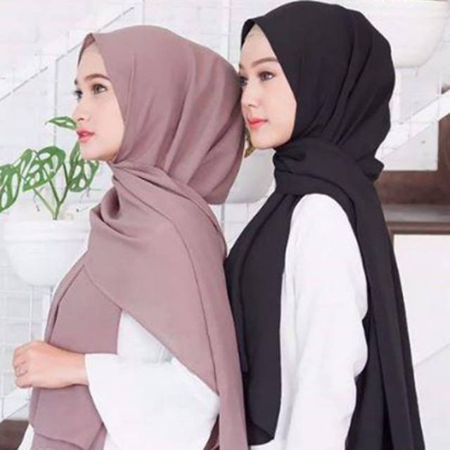 Termurah PASHMINA Hijab Diamond (JAHIT TEPI) / Kerudung Pashmina Diamond PART 2