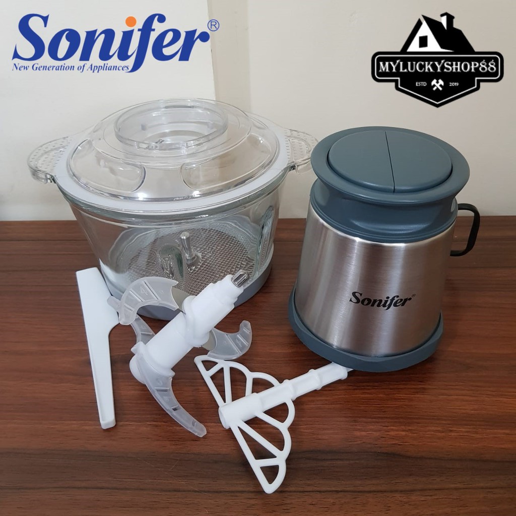 Sonifer SF-8057 Food Chopper SF8057 Glass Blender Makanan Wadah Kaca