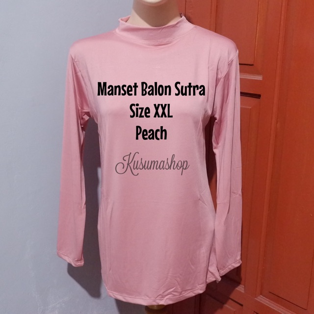 Manset Inner Kebaya Bahan Balon Sutra (Licin &amp; Tidak Tebal) Size XXL