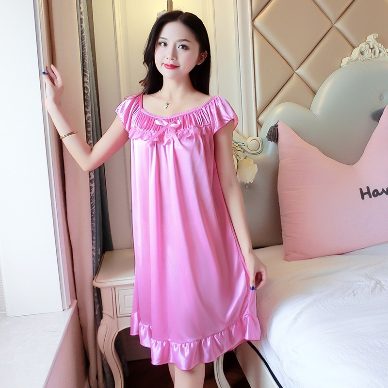 Piyama Wanita Dress Musim Panas Pejamas BT28