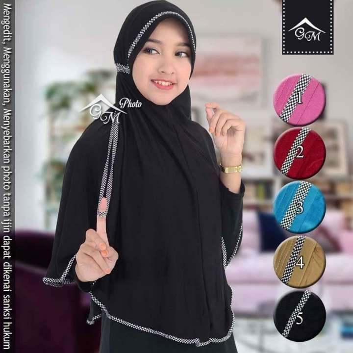 HIJAB INSTAN TERMURAH JERSEY  TERLARIS BERGO HIJAB JUMBO TERBARU JILBAB SERUT BISA COD SERUT KOTAK