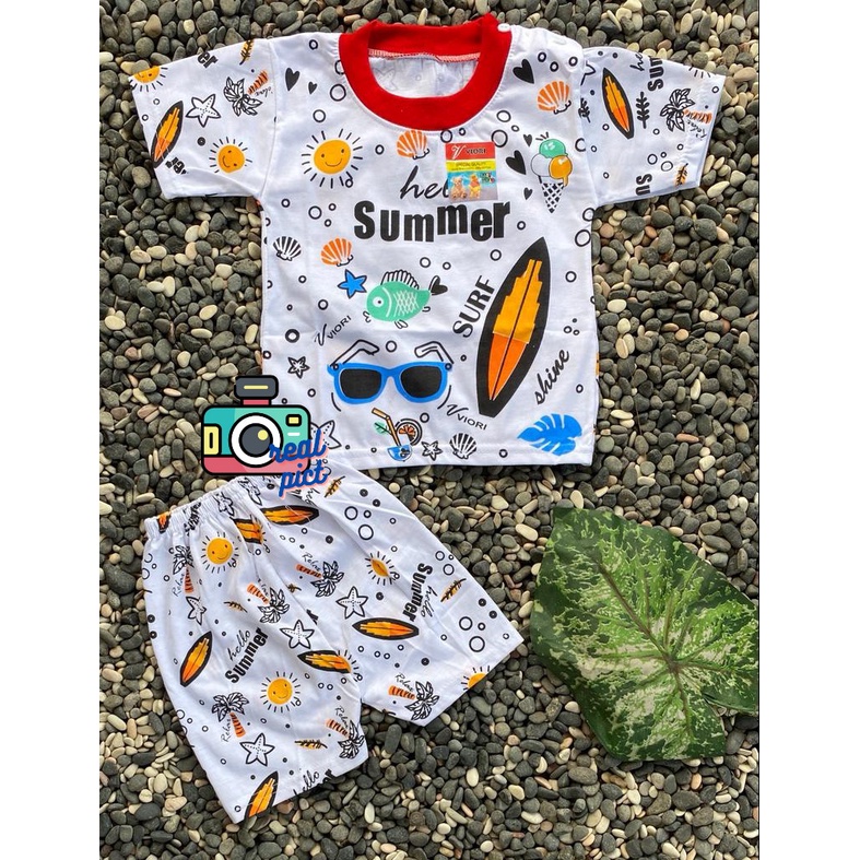 baju bayi lucu murah summer setelan 3-18 bulan (PD006)