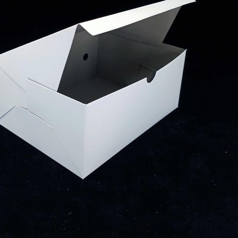 

◙ KOTAK KUE - SNACK BOX - DUS KEMASAN MAKANAN - UK 12X16 - POLOS - ISI 100 PCS JAKARTA ☆