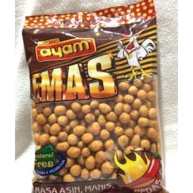 

KACANG CAP AYAM JAGO EMAS PEDAS "OLEH2 KHAS MAKASSAR" 450gr