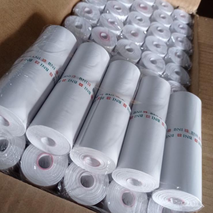 

6fql READY!! KERTAS THERMAL Logo BNI 57 atau 58 Printer EDC Bluetoooth LINK, DLL ➛ (Harga Murah)