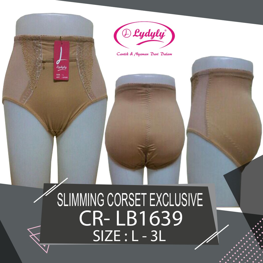 Corset Pelangsing Perut | Corset Lydyly | CR LB 1639 Pengecil Perut Instant