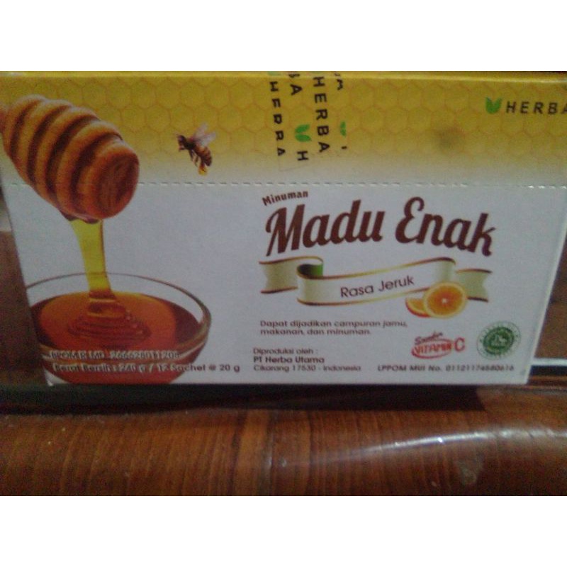 

Madu Enak Sachet Rasa Jeruk