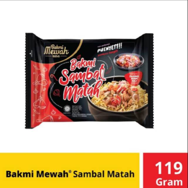 Bakmi mewah SOP buntut / sambal matah / ayam jamur