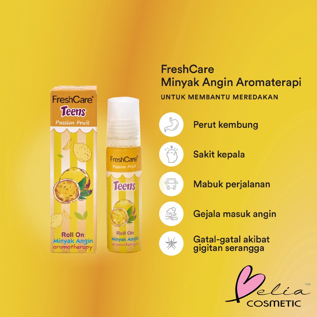 ❤ BELIA ❤ FRESH CARE Teens (✔️BPOM) Minyak Angin Aromatheraphy Roll On 10mL | freshcare gosok teen