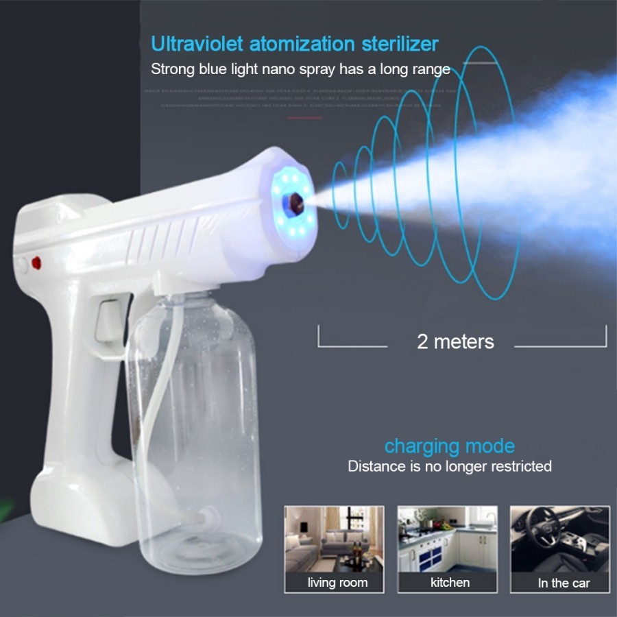 Nano Spray Gun Yj-01 Disinfectant UV Sterilizer Gun 800ml