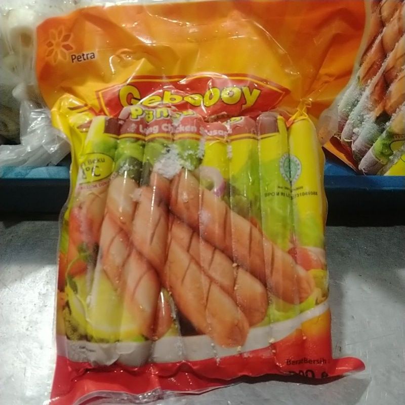 

Sosis geboy putih panjang
