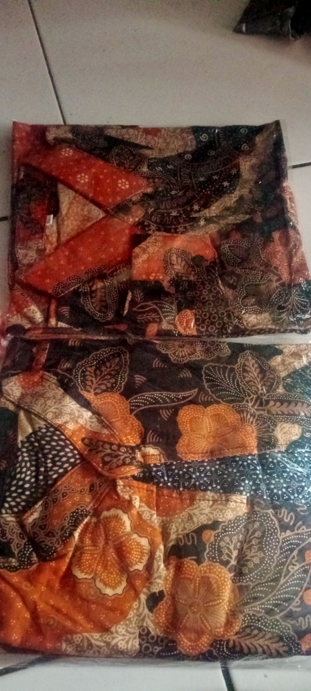 Maura Couple - Sania Ruffle Batik Couple | Batik Couple Modern | Gamis | Batik Couple Gamis