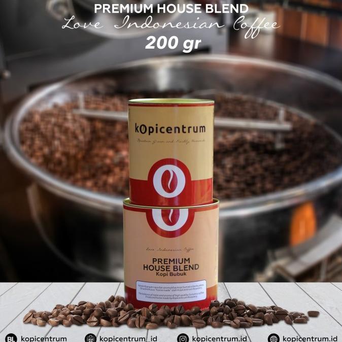 

Premium House Blend Ground Coffee (Bubuk) 200 Gr