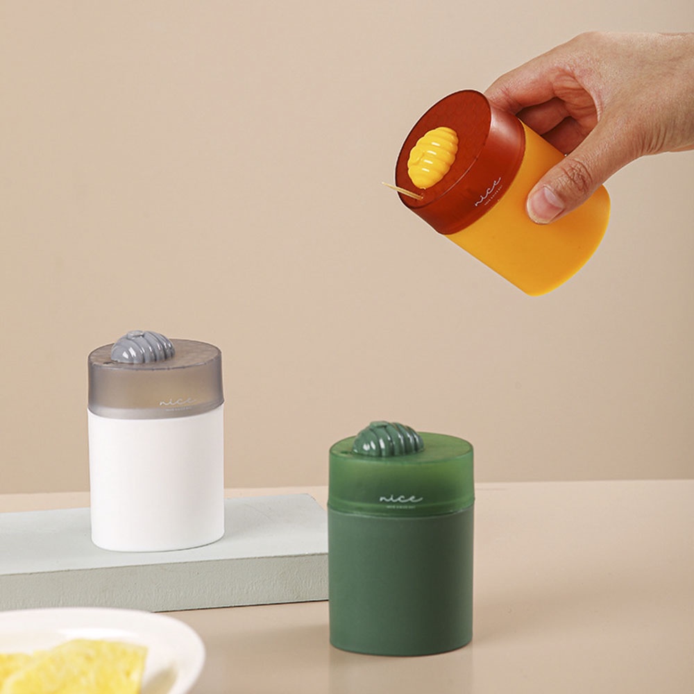 Kotak Tusuk Gigi Portable Bentuk Lebah Bahan Plastik Gaya Nordic Untuk Rumah Tangga