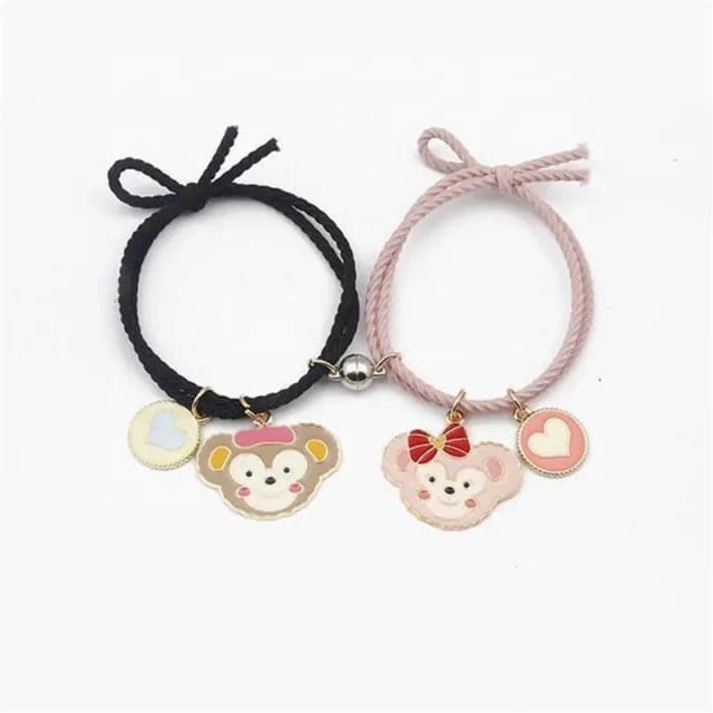 Gelang Magnet Couple 1 Pasang Isi 2 Pcs Gelang Tali Couple Magnet Attract Persahabatan Bracelets