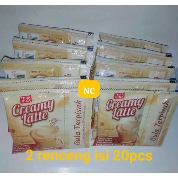 

Torabika creamy latte isi 20pcs