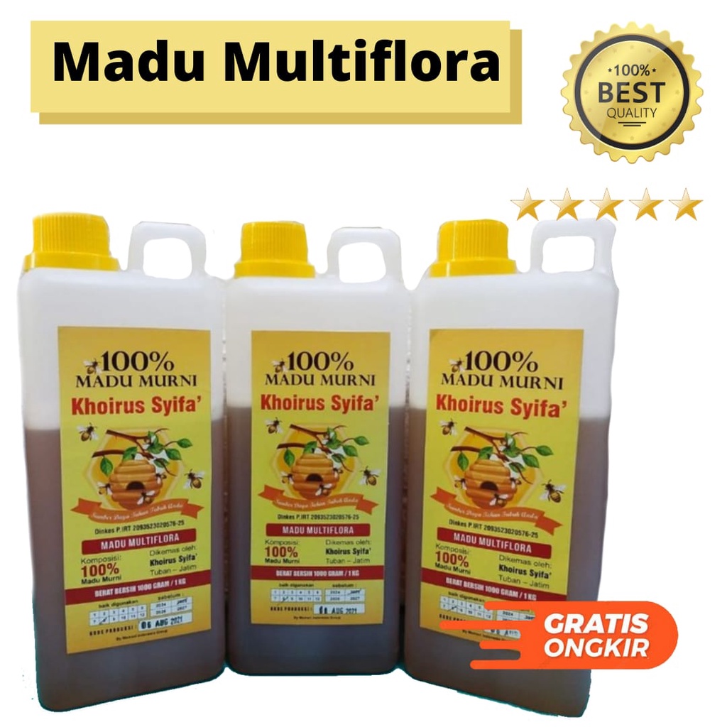

TTERPERCAYA!!!Madu Multiflora Murni 100%