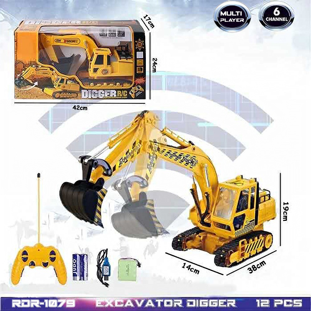 Mainan Anak Mobil Remote Control Mobil RC Excavator Beko