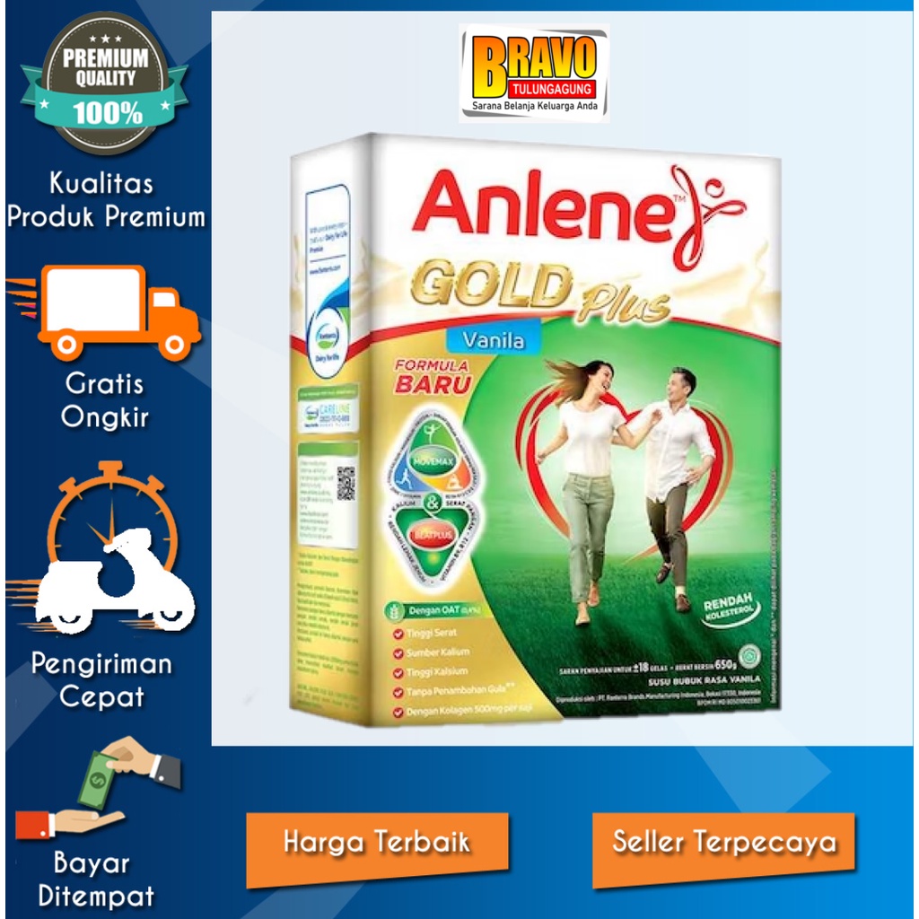 

Bravo Supermarket - Anlene Gold Susu Bubuk Vanila 640g