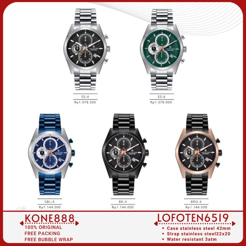 Jam LOFOTEN F 6519 MC 100%original