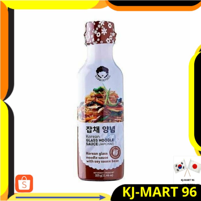 

MAKANAN KOREA/KOREAN FOOD/SAUS KOREA AJUMMA REPUBLIC KOREAN JAPCHAE - SAUS U/JAPCHAE 325 GR IMPORT