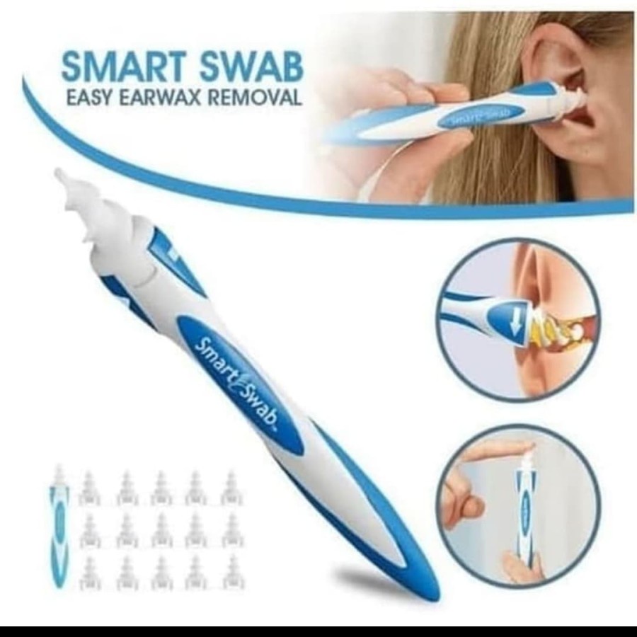 Smart swab pembersih korek kuping telinga Earpick easy earwax