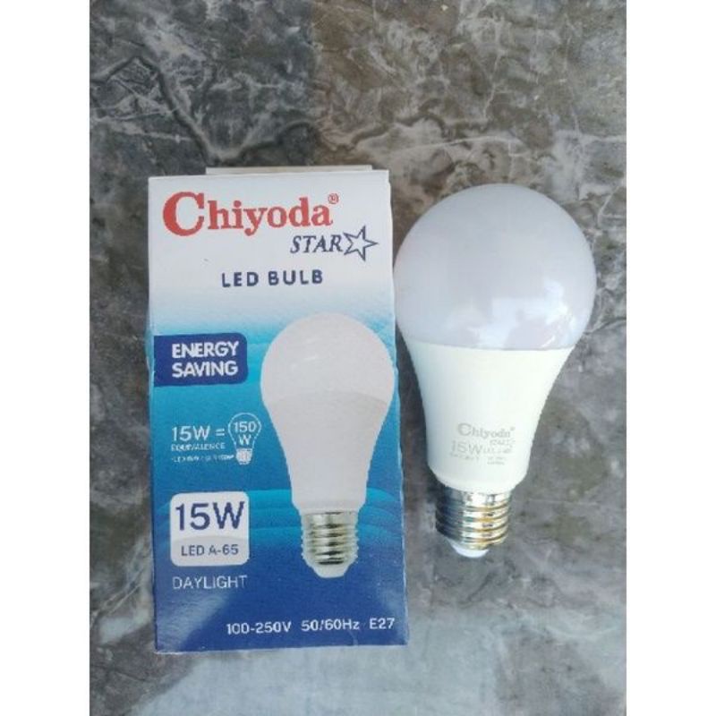 LAMPU LED CHIYODA TIPE eco STAR 15 WATT PUTIH