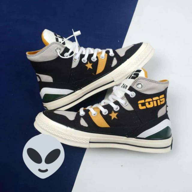 CONVERSE 70S E260 GREY BLACK ORANGE