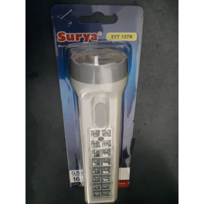 Jual Harga Promo Lampu Senter Emergency Led Surya Recharge Syt N