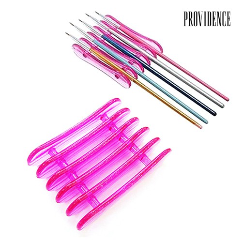 Providence Stand Holder Kuas Nail Art Uv Gel Akrilik Bahan Plastik