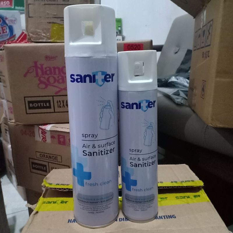 Saniter spray 400ml / saniter spray besar