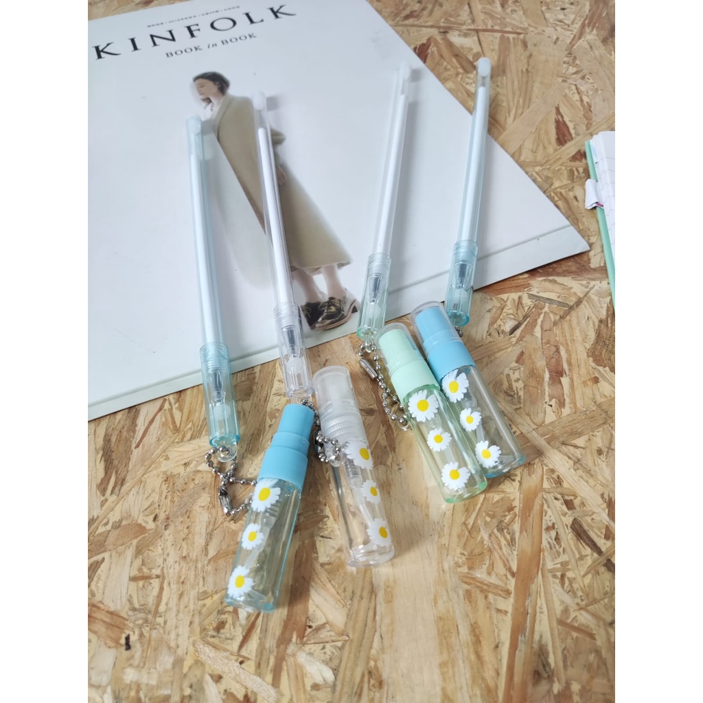 PULPEN BOTOL PARFUM ISI 12 PCS HAND SANITIZER PEN GEL KARAKTER UNIK LUCU MURAH