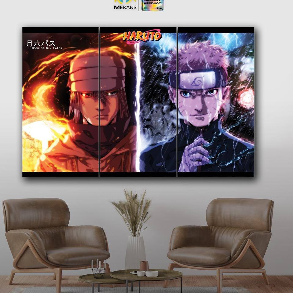 Hiasan Dinding 1 SET Pajangan Anime Naruto Hiasan dinding Walldecor NARUTO #2 Poster Kayu Jaya Dekor