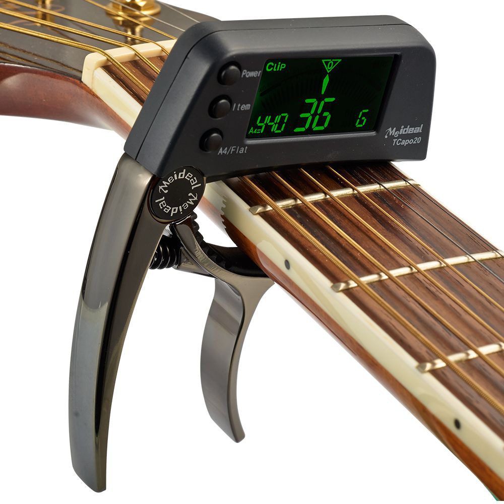 Meideal TCapo20 Deluxe Capo - Tuner Gitar