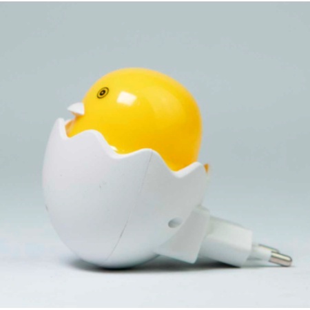 Lampu Tidur LED Telur Ayam Sensor Cahaya Dekorasi Kamar Night Light Lamp Chicken Egg Bebek Duck Unik Lampu tidur LED Sensor Deteksi Cahaya telur ayam otomatis nyala dalam gelap Sleep Mini Lamp Dekorasi Ayam Lampu Otomatis Nyala Saat Lampu Mati