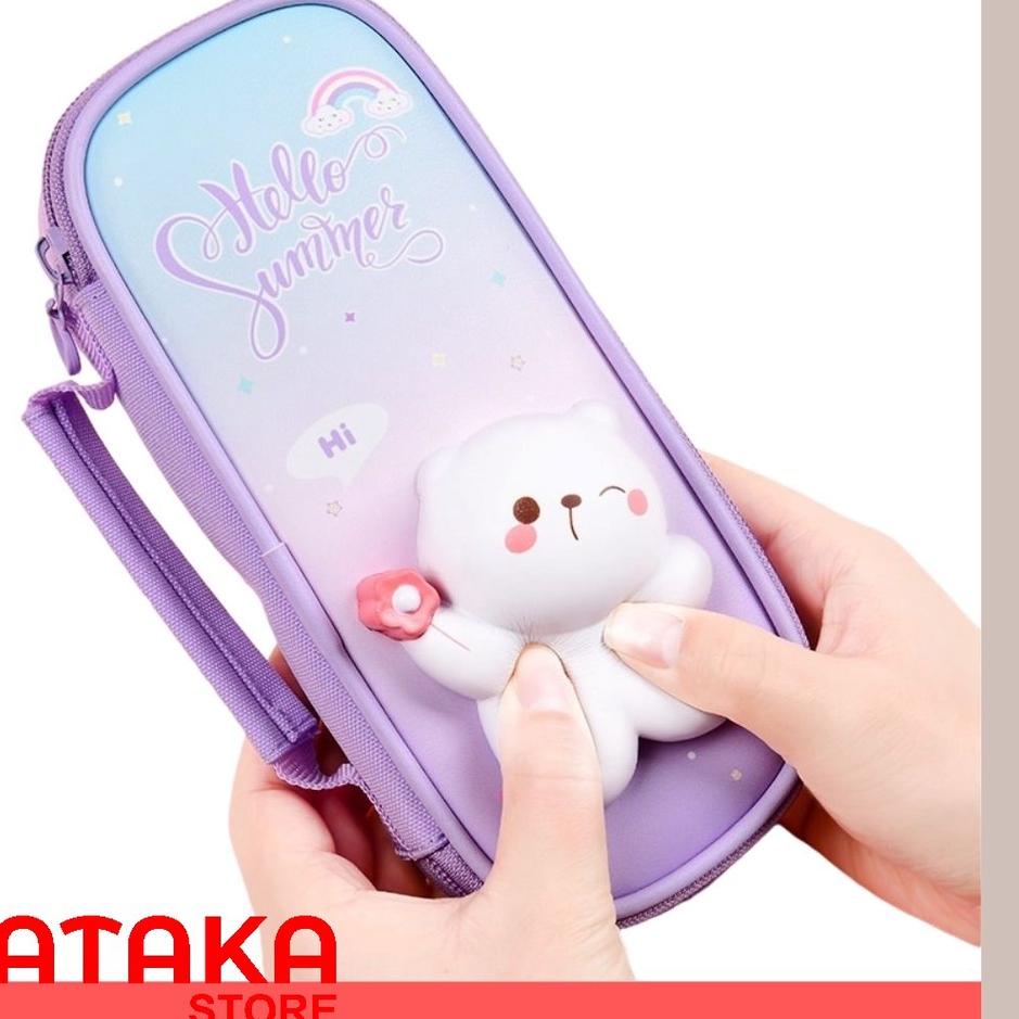 

COD !! 5.5 Kotak Pensil IMPORT Squishy Tempat Pensil Import Kwalitas Premium kode 6879 [ 2]