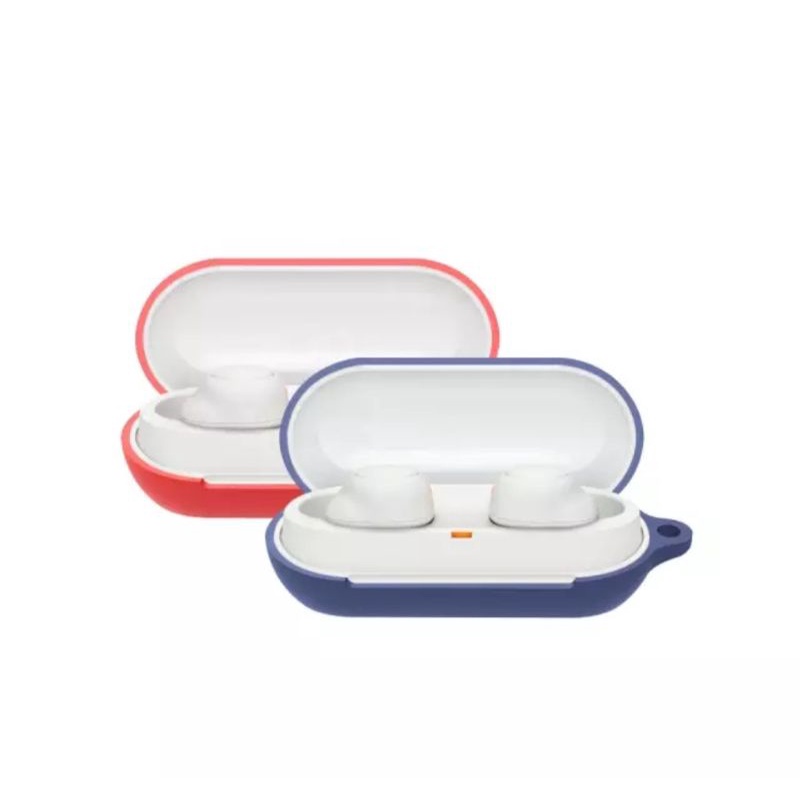 Case Casing Silicon Protective Sony WF-C500/wfc500 + Carabiner