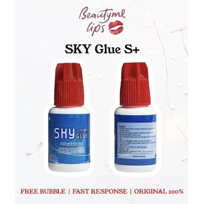 SKY GLUE RED S+ Eyelash Extension 5ml / 10ml bulu mata SKYGLUE / ROSIN TIDAK PERIH